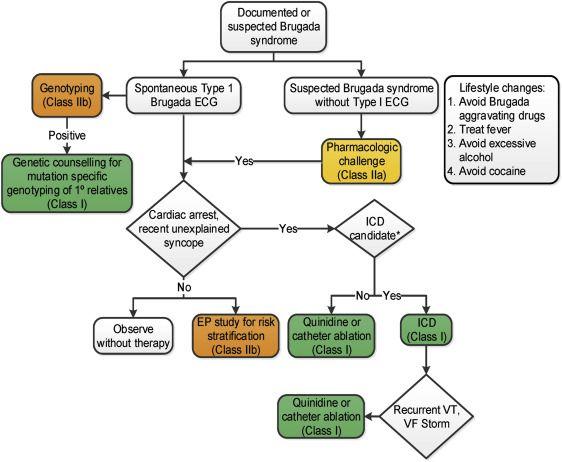 Prevention of SCD in Patients With Brugada Syndrome